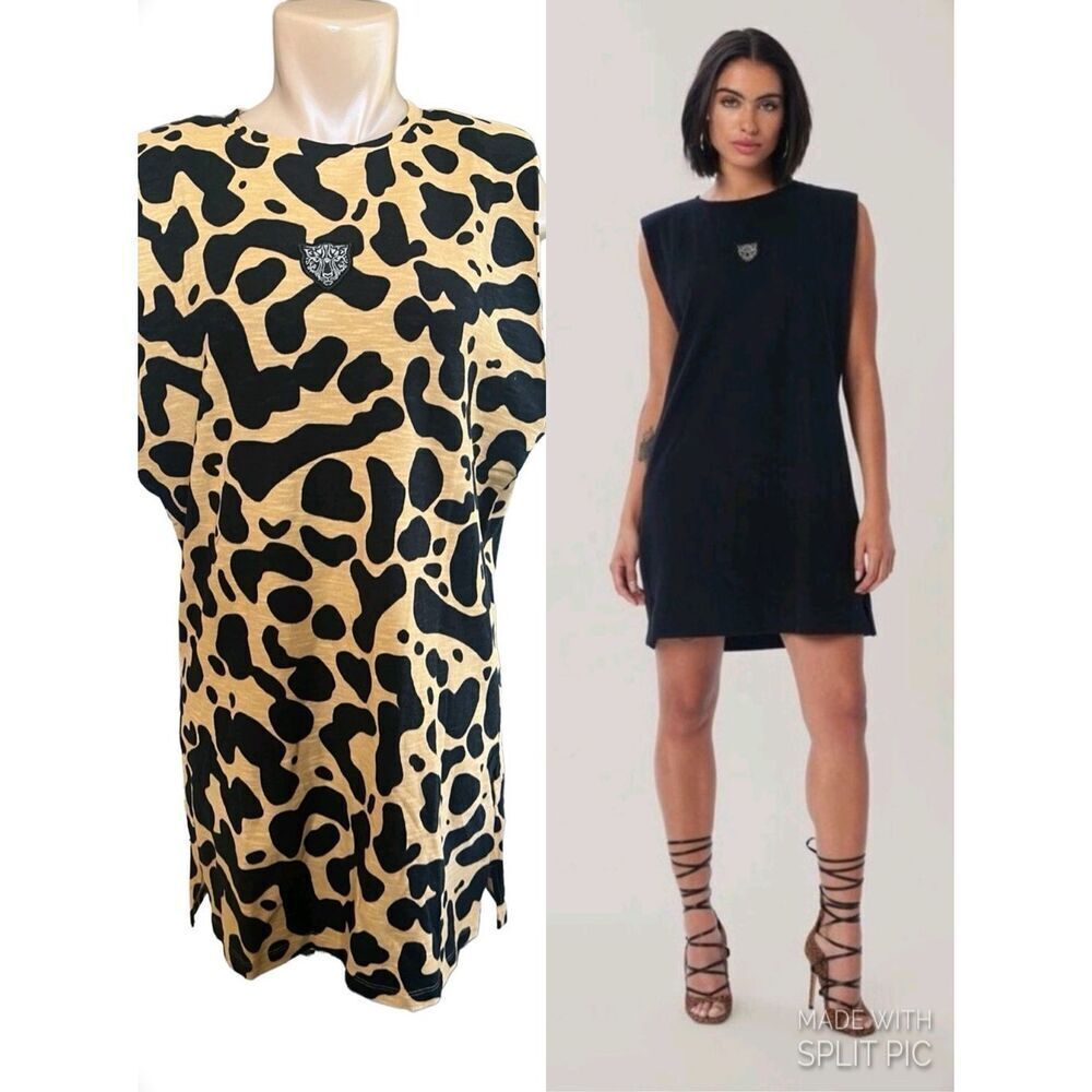 LITA by Ciara Overdized Cheetah T-Dhirt Dress Revolve Small
